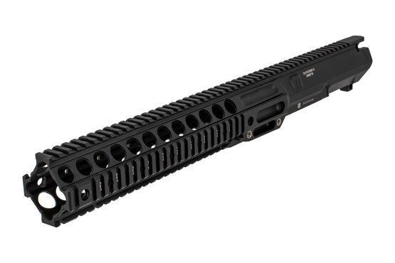 The LMT AR10 upper receiver assembly features QD sling swivel slots